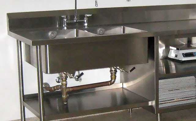 Polissage alimentaire - Évier